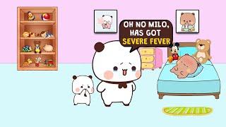  Milo's Severe Fever: Can Bubu and Dudu Help?  | BUBU DUDU | PEACH GOMA | 3D ANIMATION