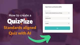 How to create a North Carolina standards quiz on Quizalize!