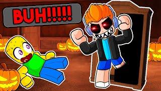 ICH ERSCHRECKE mit VOICE-CHAT SPIELER in DOORS - HALLOWEEN SPECIAL (Roblox)