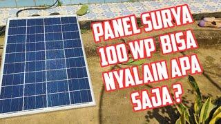 Panel Surya 100 WP, | Bisa Jadi Listrik Gratis Buat Serumah