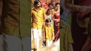 Ravi Teja With His Beautiful Family ️‍‍ | Mahadhan | Kalyani Teja | Mokshdha #viral  #shorts