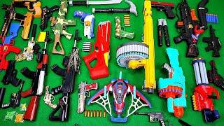 Collecting 7 Sniper Rifles and AK47 Guns Water Gun Spider-Man Gun Machine Gun Shotgun Pistol Cannon