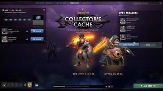 DOTA 2 - OPENING CROWNFALL CACHE UNTIL I GET ALL THE RARES!