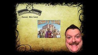 Wisdom of Solomon Preview - with Jason from The Boardgame Mechanics