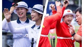 Korea v China – recurve women team gold | Bangkok 2023 Asian Archery Championships