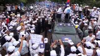 Sam Rainsy Kem Sokha at Siem Reap