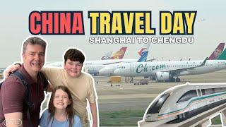 CHINA TRAVEL DAY - SHANGHAI TO CHENGDU by MAGLEV and FLYING China Southern Airlines