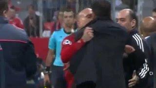 DIEGO SIMEONE FIGHT RIBERY AND THE REFEREE