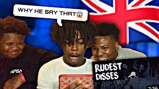 AMERICANS FIRST REACTION TO UK DRILL/RAP DISSES *THEY GOT DISRESPECTFUL*