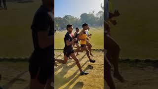 chiinu saidpur physical training foundation morning workout 2km first 6.07sec.