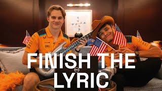 Finish the Lyrics with Lando Norris and Oscar Piastri