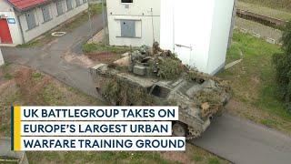 British Army war games at 'awe-inspiring' German urban battleground