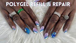 WATCH ME WORK: REFILL & REPAIR USING POLYGEL | MISS NAILOLOGY