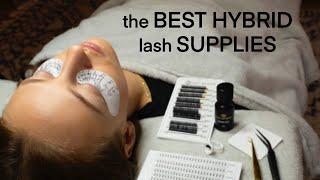 Best Hybrid Lash Extension Supplies | Step by step Hybrid Tutorial