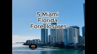 (5) Miami foreclosures going to auction on July 8 2024 at 9 AM