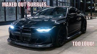 REACTIONS TO MAX BURBLES ON MY BMW M4 COMPETITION…