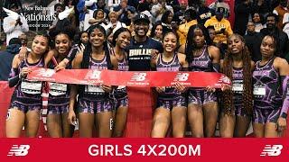 Girls 4x200m Relay - New Balance Nationals Indoor 2024