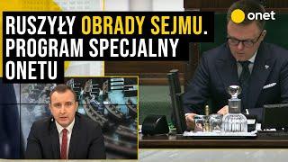 Ruszyły obrady Sejmu. Program specjalny Onetu