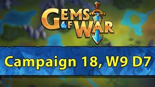 ️ Gems of War, Campaign 18 Week 9 Day 7 | 1st GoW Voting Day! Weekly Spoilers and Underspire ️