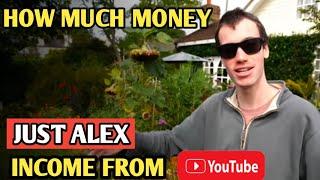 HOW MUCH MONEY DOES JUST ALEX CHANNEL EARN FROM YOUTUBE