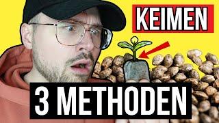 Cannabis richtig KEIMEN 100% Erfolg | Folge 3 Eigenanbau für Anfänger