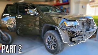 DISASSEMBLE the EXTERIOR of a Jeep Grand Cherokee WK2