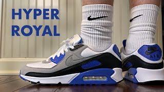 Nike Air Max 90 Hyper Royal Review and On Feet