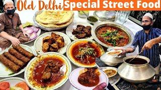 Best Old Delhi Street Food | Daryaganj Mutton Raan | Live Grill Chicken | Changezi Chicken