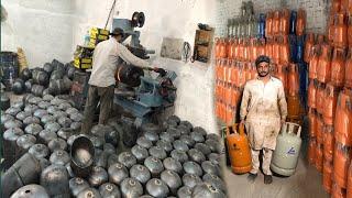 Amazing Process of Making LPG Gas Cylinders || Mass Production of LPG Gas Cylinder