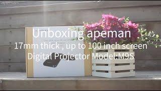 Unboxing Apeman Digital Projector M9S