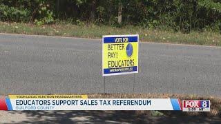 Guilford County educators support sales tax referendum