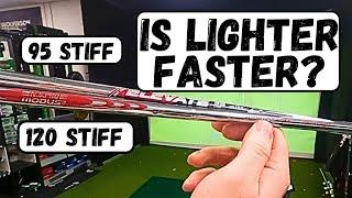 Are LIGHTER Iron Shafts Faster???