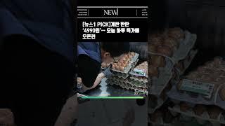 계란 한판 ‘4990원’… 오늘 하루 특가에 오픈런