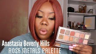 New! Anastasia Beverly Hills Rose Metals Eyeshadow Palette | Tutorial + Review | Allurebyash