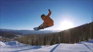 Amazing girls in snowboard