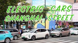 Electric Vs. Petrol cars on Shanghai streets