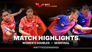 Hashimoto/Sato vs Wang/Han | WD SF | WTT Feeder Olomouc 2024