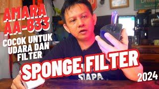 Riview Kang Gege : Aquarium Filter Sponge Amara AA-833