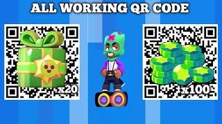 "FREE! x20 RANDOM GIFTS  NEW PRESENT QR CODE | BRAWL STAR QR CODE 2024 | BRAWL STARS NEW UPDATE