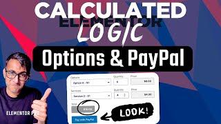 Calculated Logic with Elementor Form Fields with Many Selects and PayPal