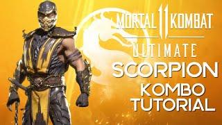 Mortal Kombat 11 (MK 11) Scorpion Tutorial (Demon Slam, Sin Blade, and Armor break Kombos)