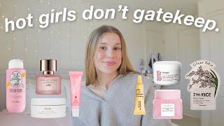 HOT GIRLS DON'T GATEKEEP  | girly products you NEED