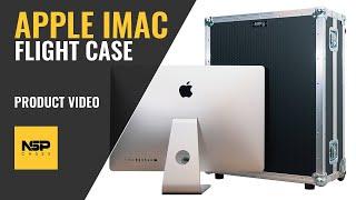 Apple iMac Flight Case with Pull Out Wheels & Handle | NSP Cases