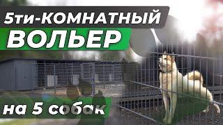 Жизнь охотничьих собак/ 5ти-местный вольер