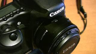 Canon 50mm f1.8  focus speed and noise test HD