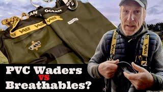 Grayling Fishing and River testing new PVC Waders