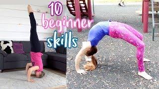 10 BEGINNER GYMNASTICS SKILLS YOU SHOULD MASTER