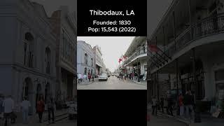 Random US Towns: Thibodaux, LA #shorts