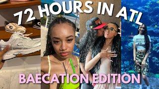 72 Hours in ATL w/ My BF | georgia aquarium + six flags + shopping + new chanel shoes | amofoot