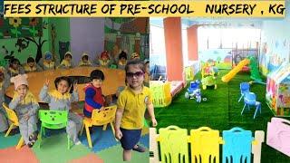 What is the fees structure of Pre-school / Nursery , KG in Bangalore.